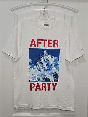CLSC Co. After Party White Graphic Tee Print New Medium Logo